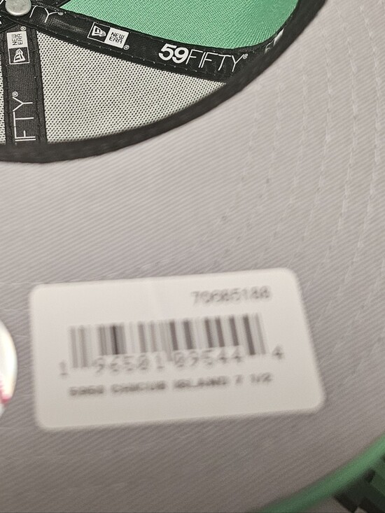 New Era C Logo Green Fitted Baseball Cap